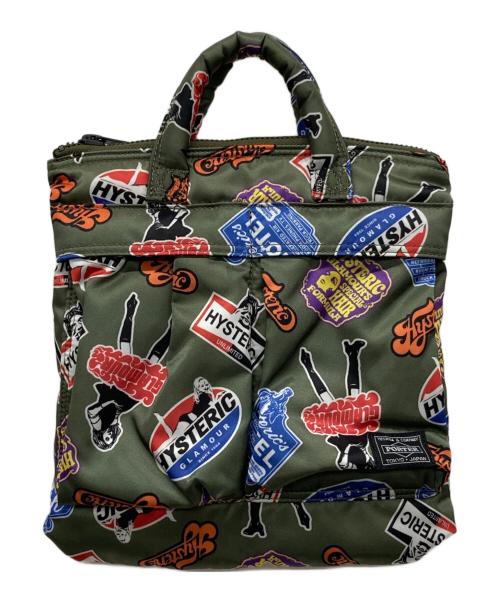 HYSTERIC GLAMOUR タイガーストライプ ヘルメットバッグ 中古・古着通販】Hysteric Glamour (ヒステリックグラマー) PORTER