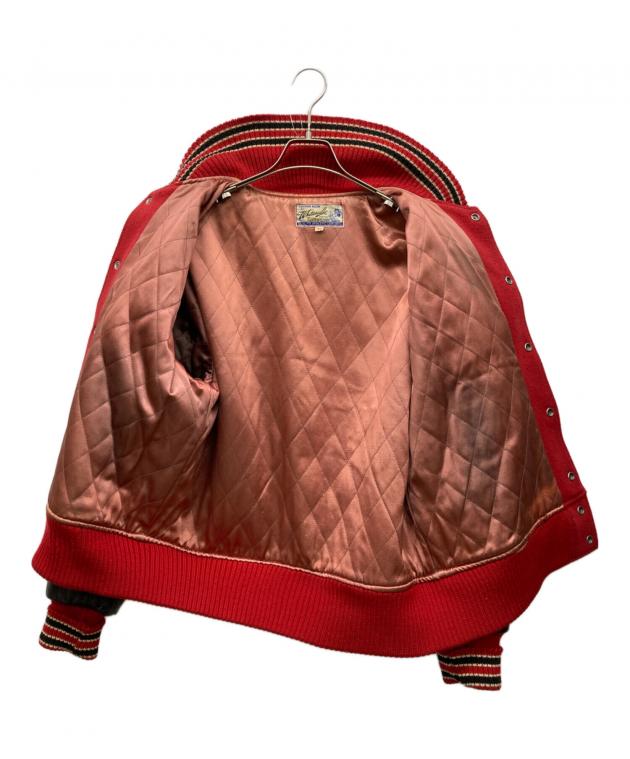 中古・古着通販】whitesville (ホワイツビル) 袖レザースタジャン