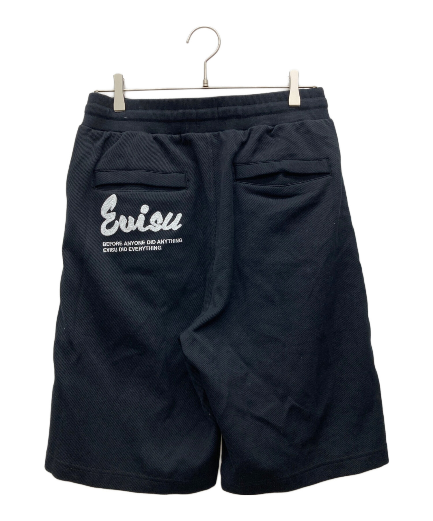 中古・古着通販】EVISU (エヴィス) ハーフパンツ ブラック サイズ:S