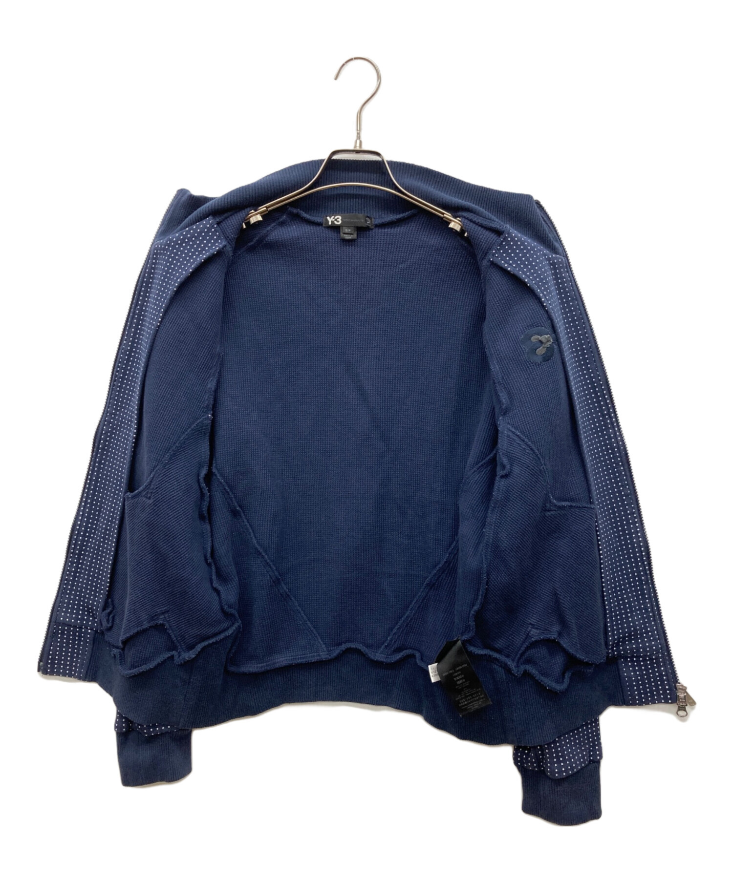 中古・古着通販】Y-3 (ワイスリー) ドットトラックジャケット ネイビー 