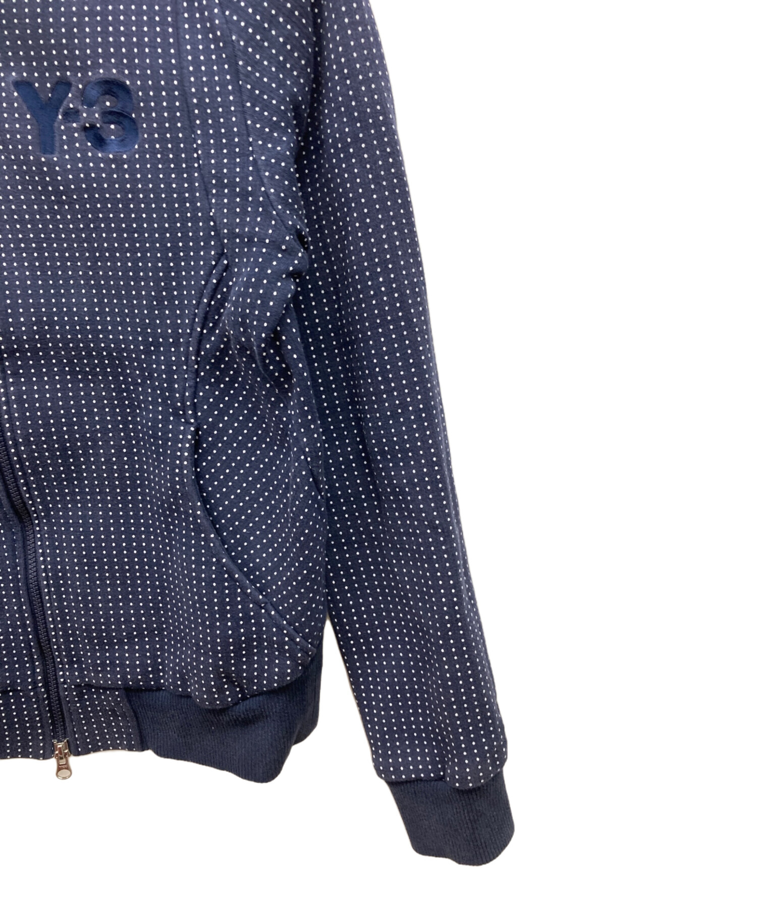 中古・古着通販】Y-3 (ワイスリー) ドットトラックジャケット ネイビー 