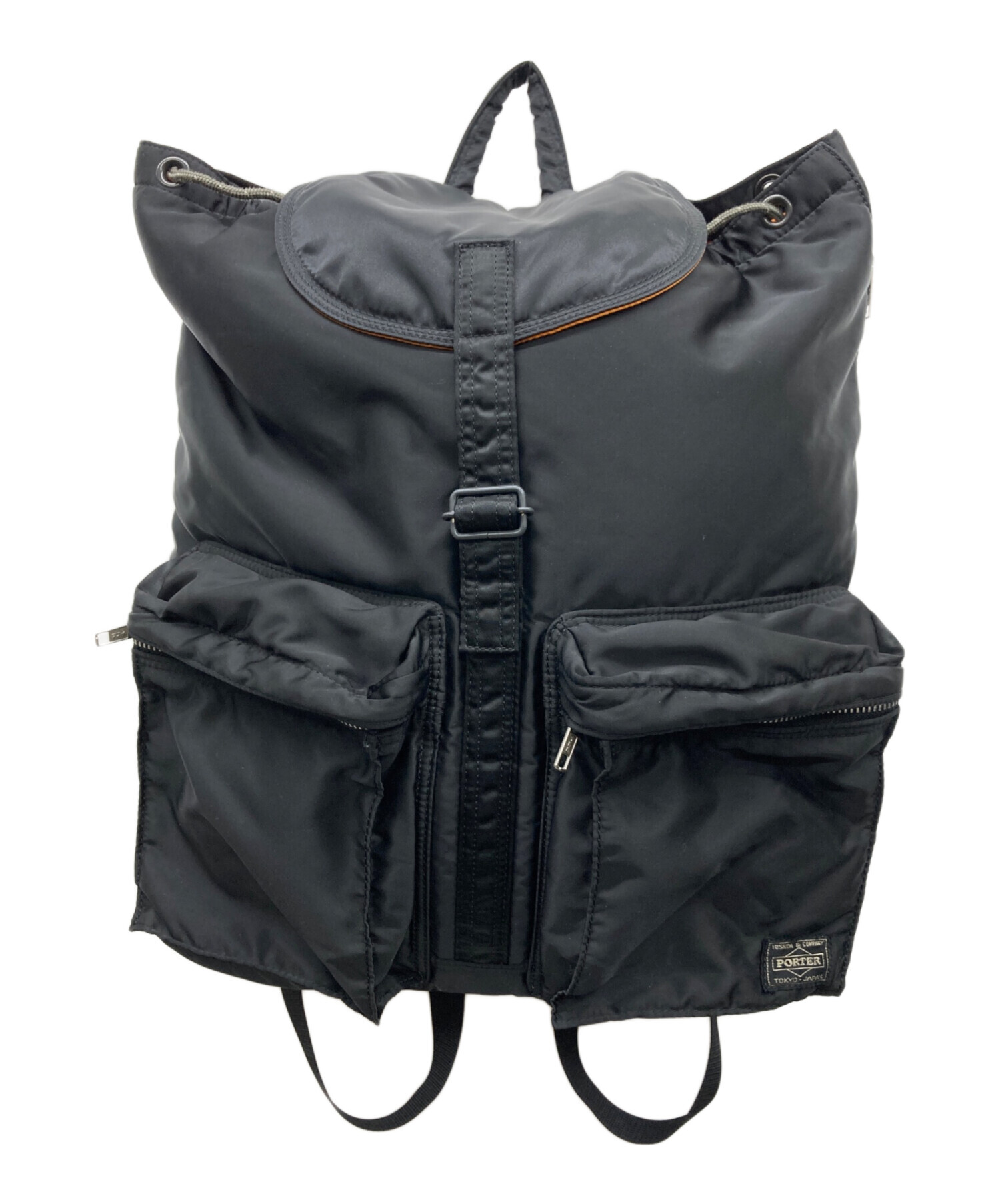 中古・古着通販】PORTER (ポーター) タンカーリュック ブラック 