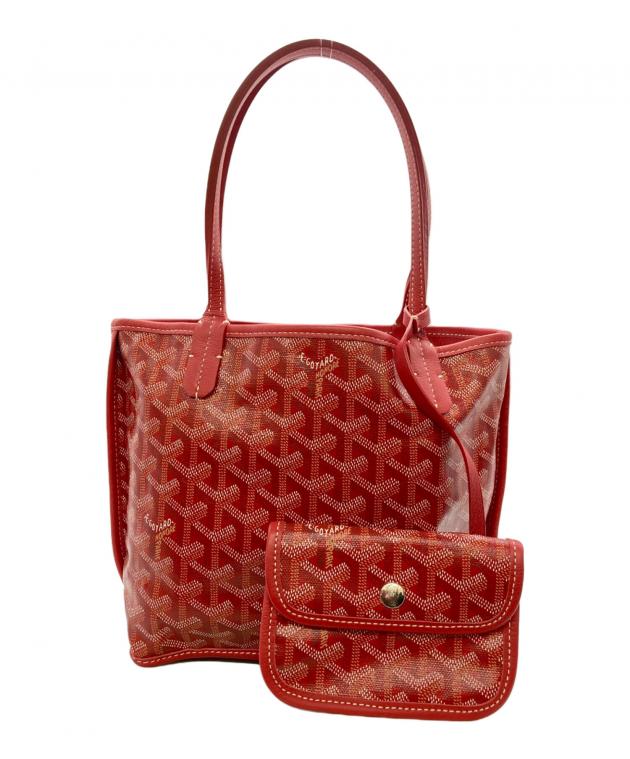 中古・古着通販】GOYARD (ゴヤール) アンジュミニポーチ レッド