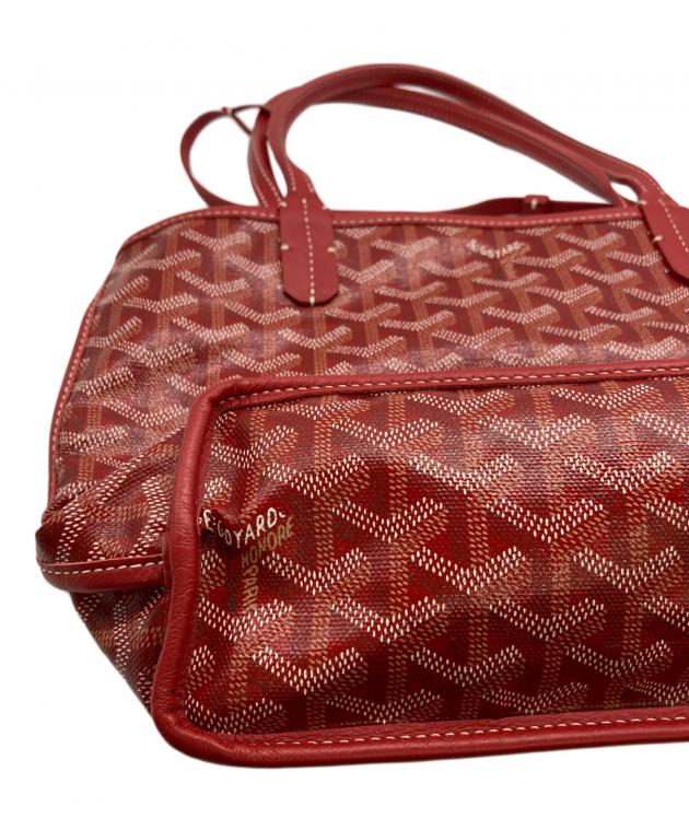 中古・古着通販】GOYARD (ゴヤール) アンジュミニポーチ レッド