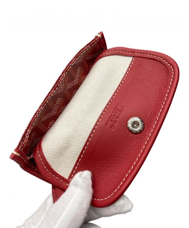 中古・古着通販】GOYARD (ゴヤール) アンジュミニポーチ レッド