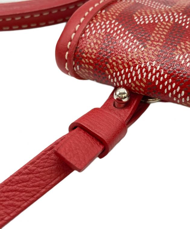 中古・古着通販】GOYARD (ゴヤール) アンジュミニポーチ レッド