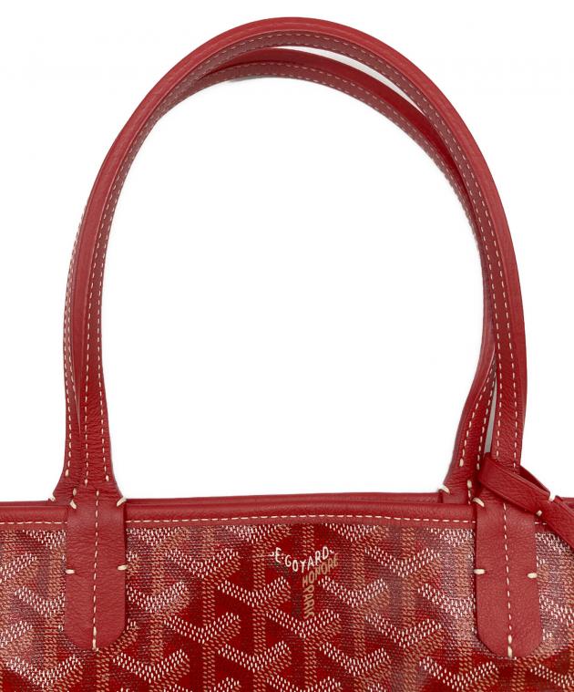 中古・古着通販】GOYARD (ゴヤール) アンジュミニポーチ レッド