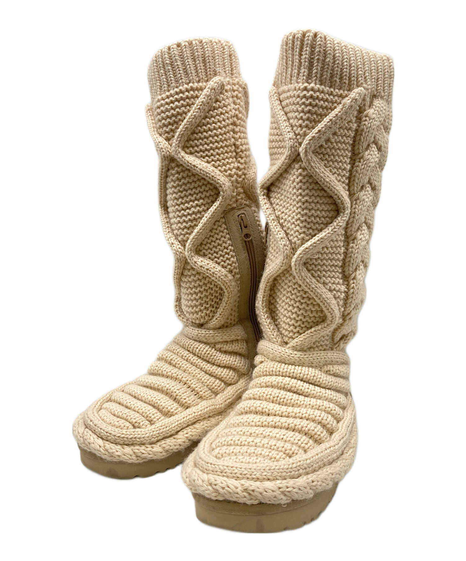 中古・古着通販】UGG (アグ) Classic Tall Chunky Knit Boot ベージュ 