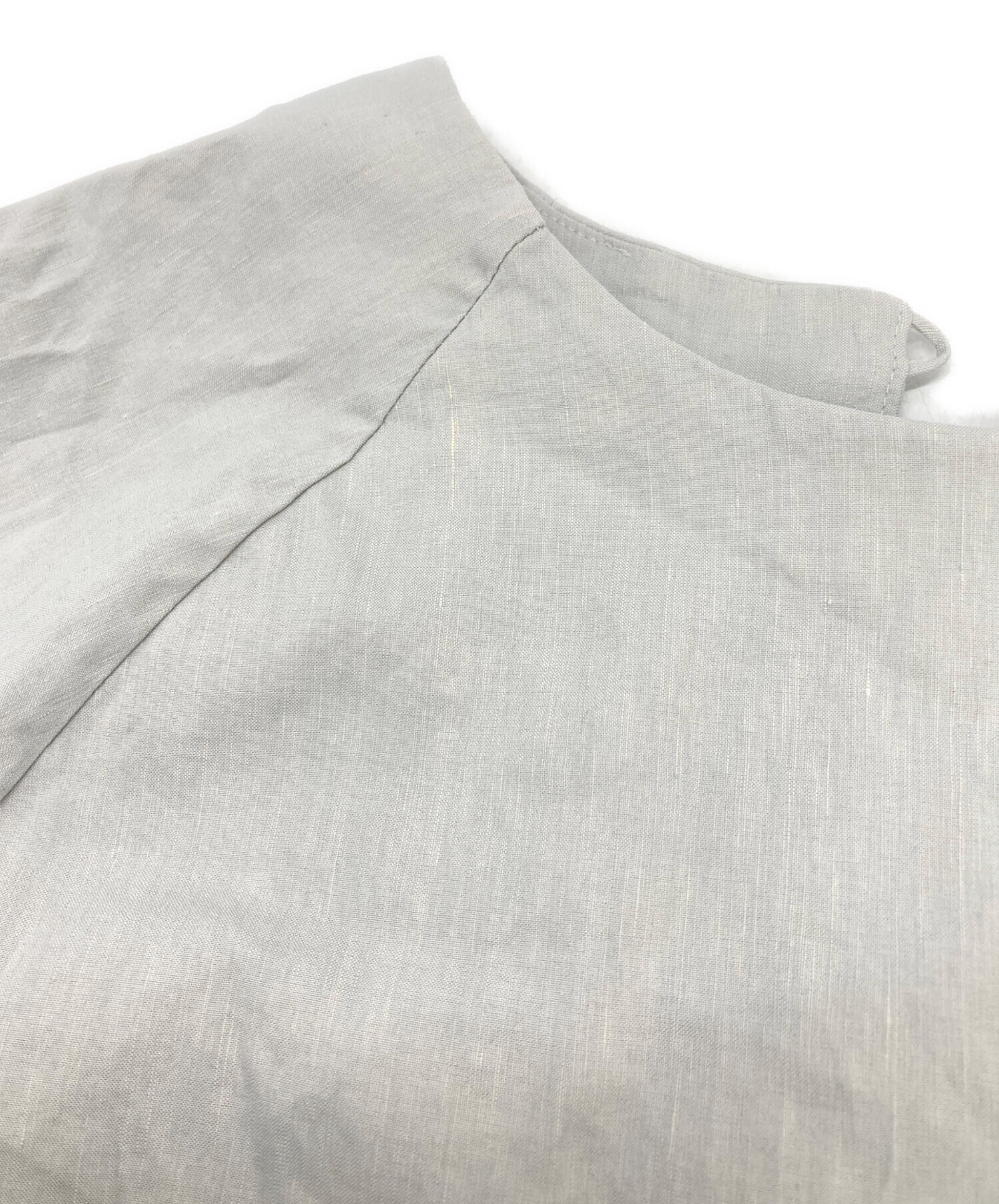 中古・古着通販】theory luxe (セオリーリュクス) 半袖ブラウス グレー 