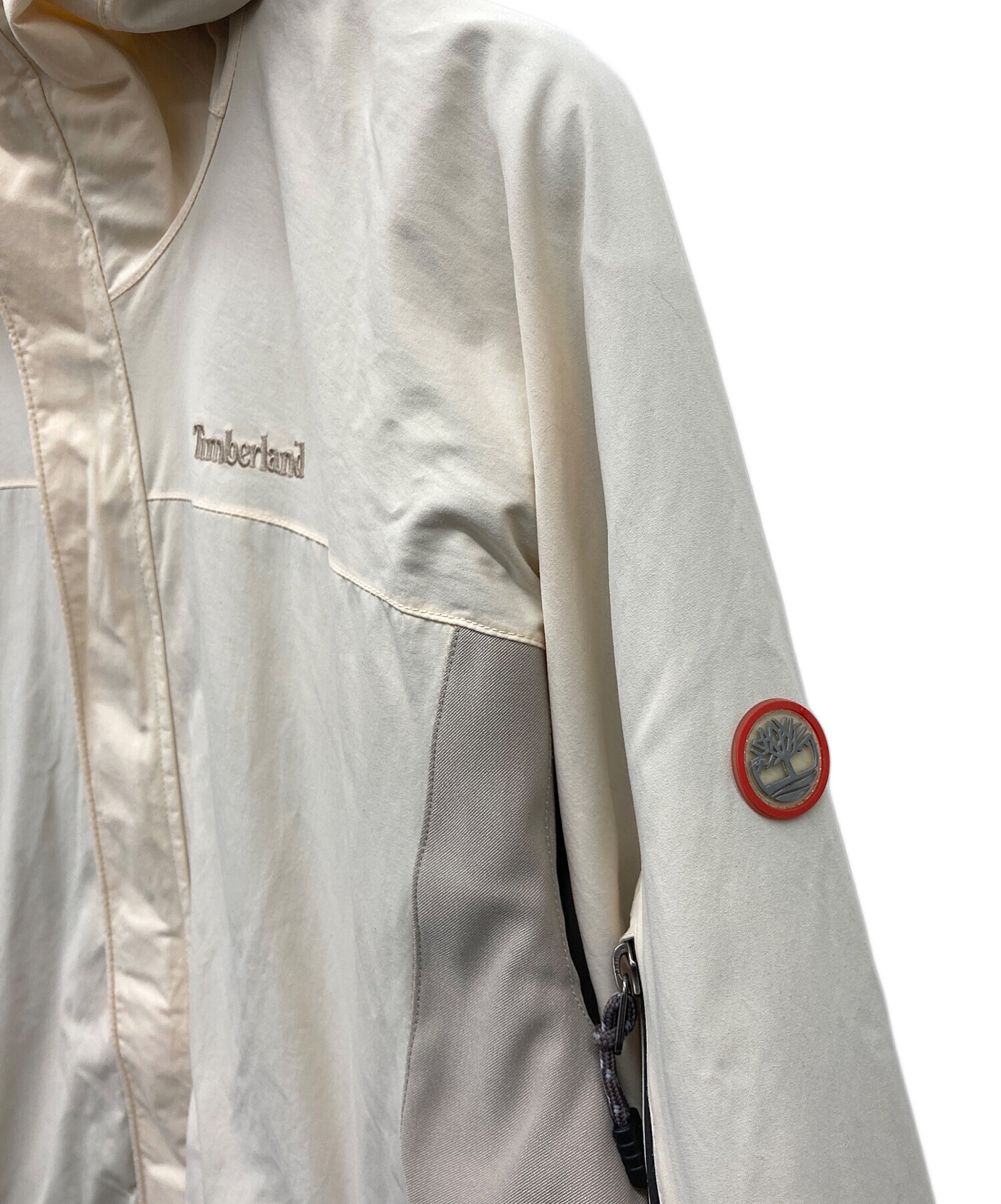 90s timberland ナイロンジャケット　gore-tex S ベージュ 中古・古着通販】Timberland (ティンバーランド) ナイロンジャケット