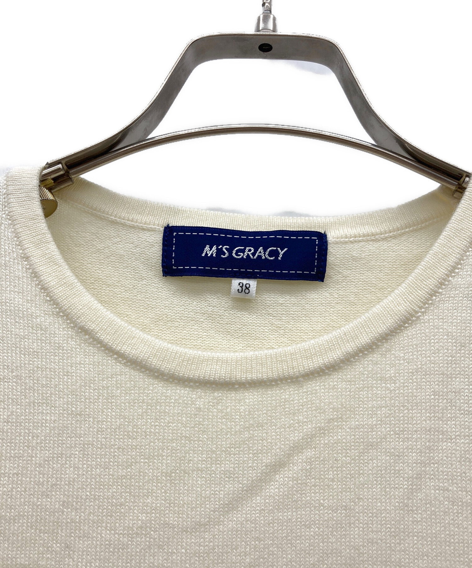 中古・古着通販】M'S GRACY (エムズグレイシー) ウエストリボン ニット