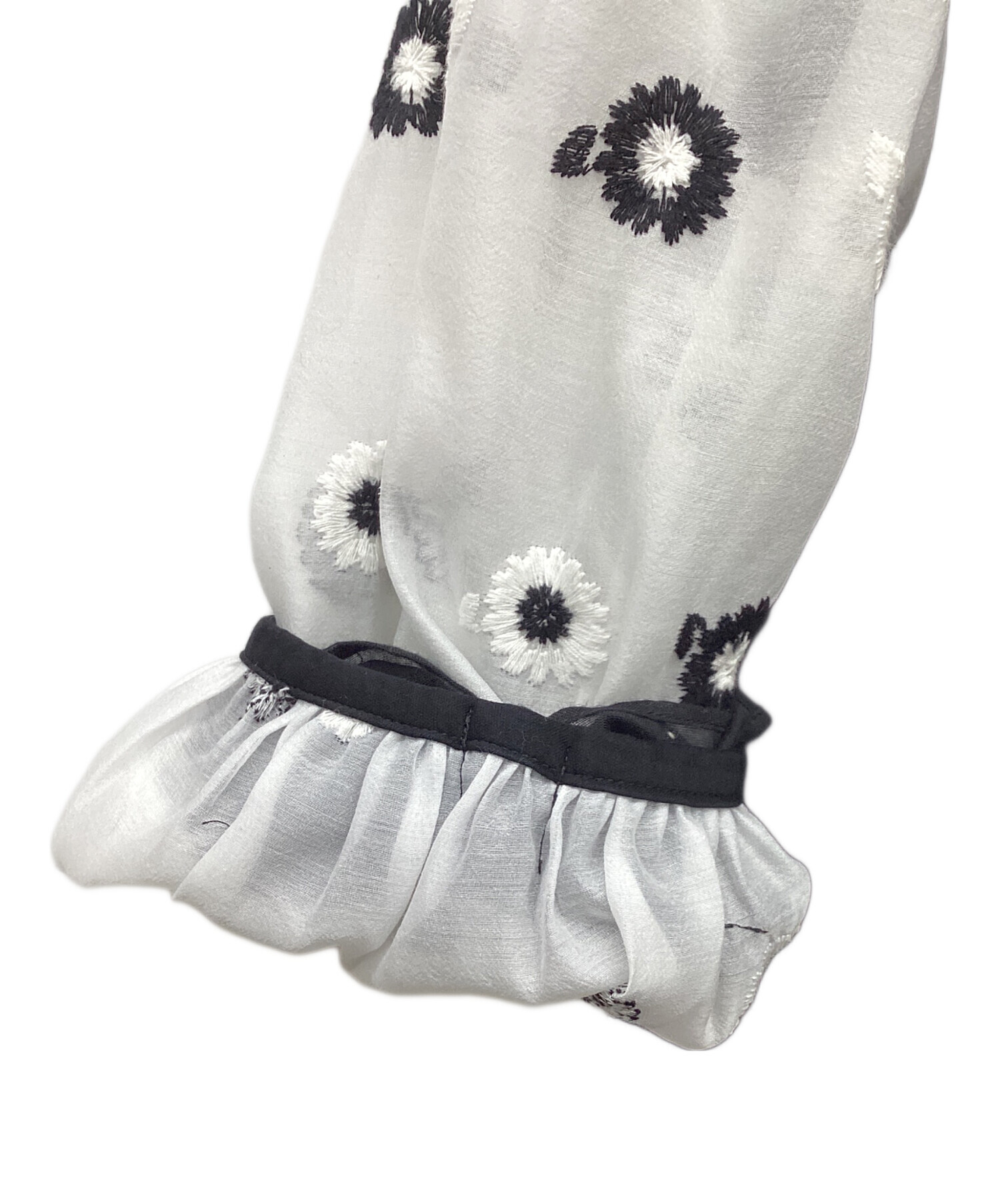 中古・古着通販】M'S GRACY (エムズグレイシー) 切替ブラウス ブラック