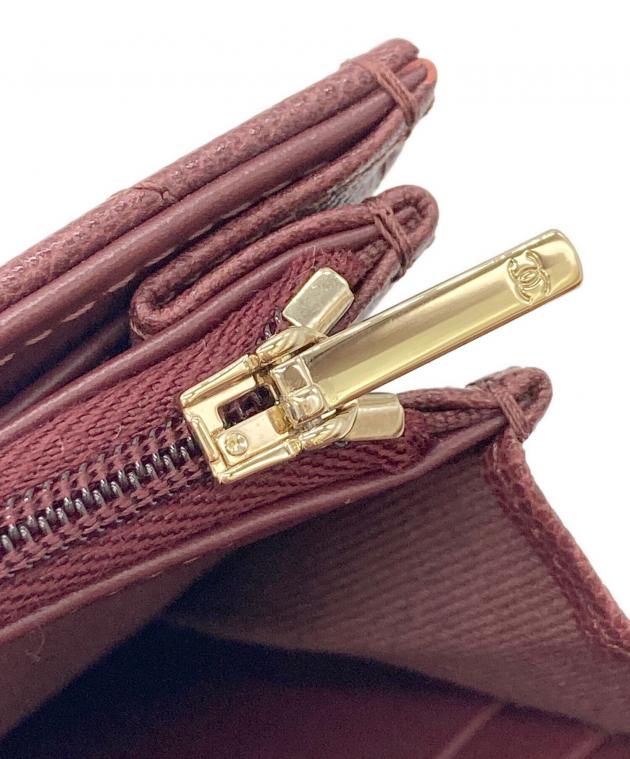 中古・古着通販】CHANEL (シャネル) マトラッセキャビアスキンフラップ