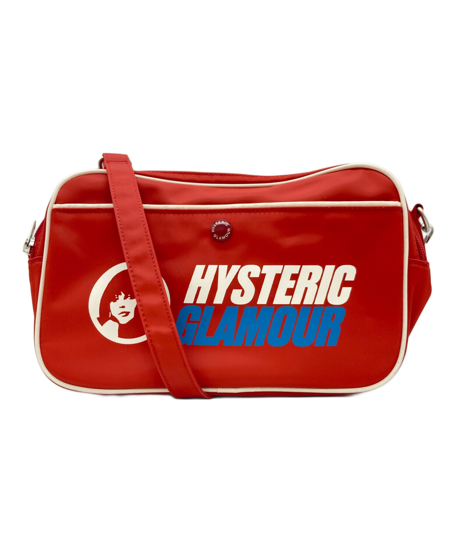 HYSTERIC GLAMOUR ドラムバッグ レッド 中古・古着通販】Hysteric Glamour (ヒステリックグラマー) CIRCLE