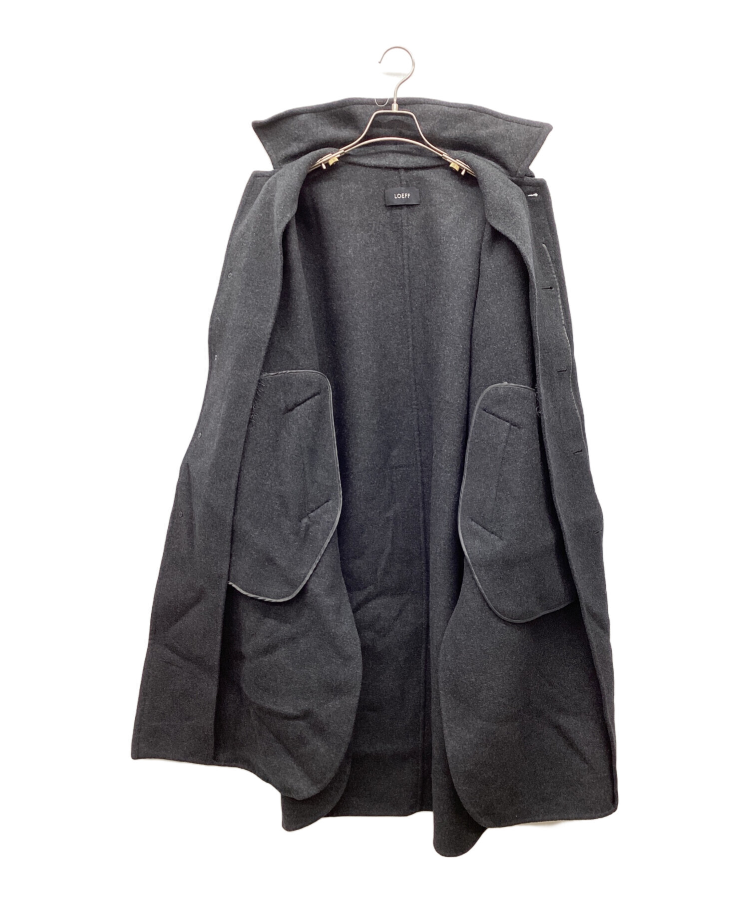 中古・古着通販】LOEFF (ロエフ) リバーポンチョステンカラーコート