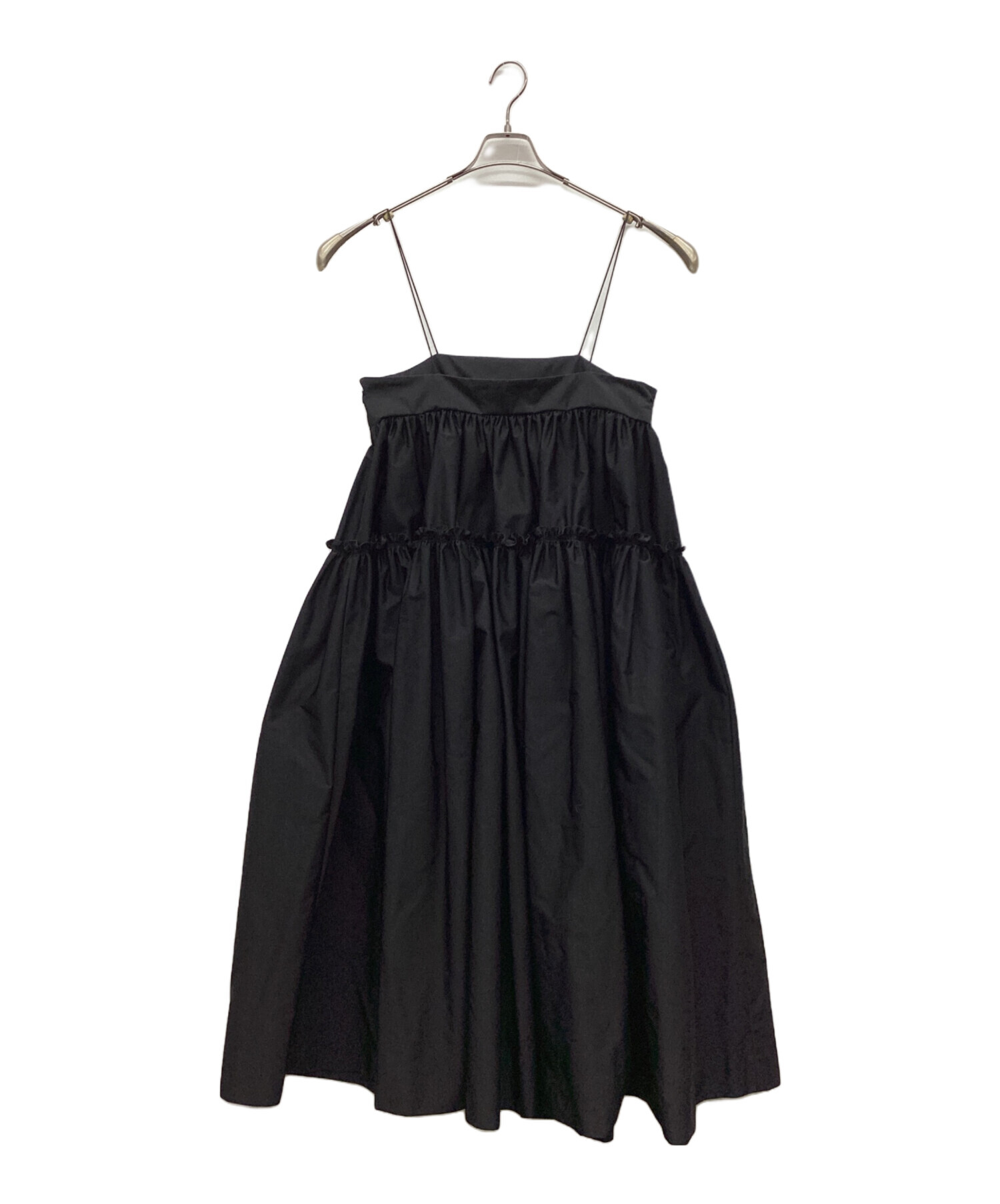 最終お値下げ　新品未使用チャコット　黒いフリル付きレッスンウェア 中古・古着通販】ENFOLD (エンフォルド) メモリーツイル キャミドレス