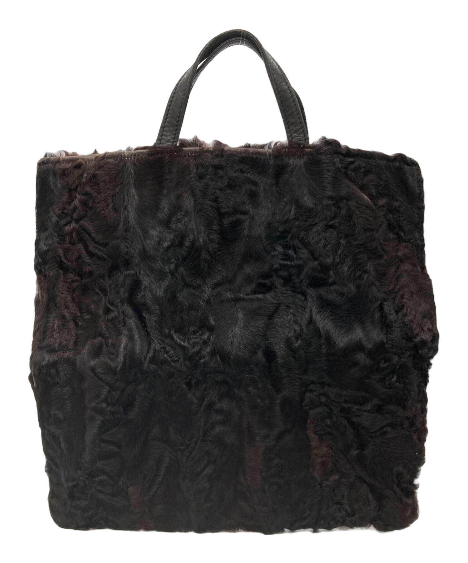 中古・古着通販】LOEWE (ロエベ) リアルファートートバッグ ブラウン