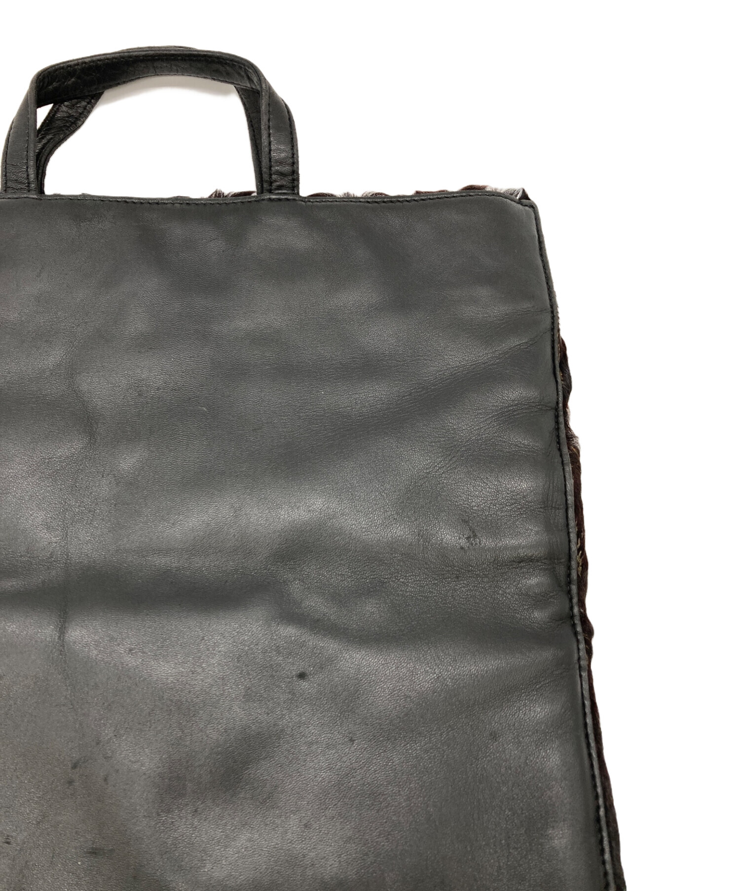 中古・古着通販】LOEWE (ロエベ) リアルファートートバッグ ブラウン