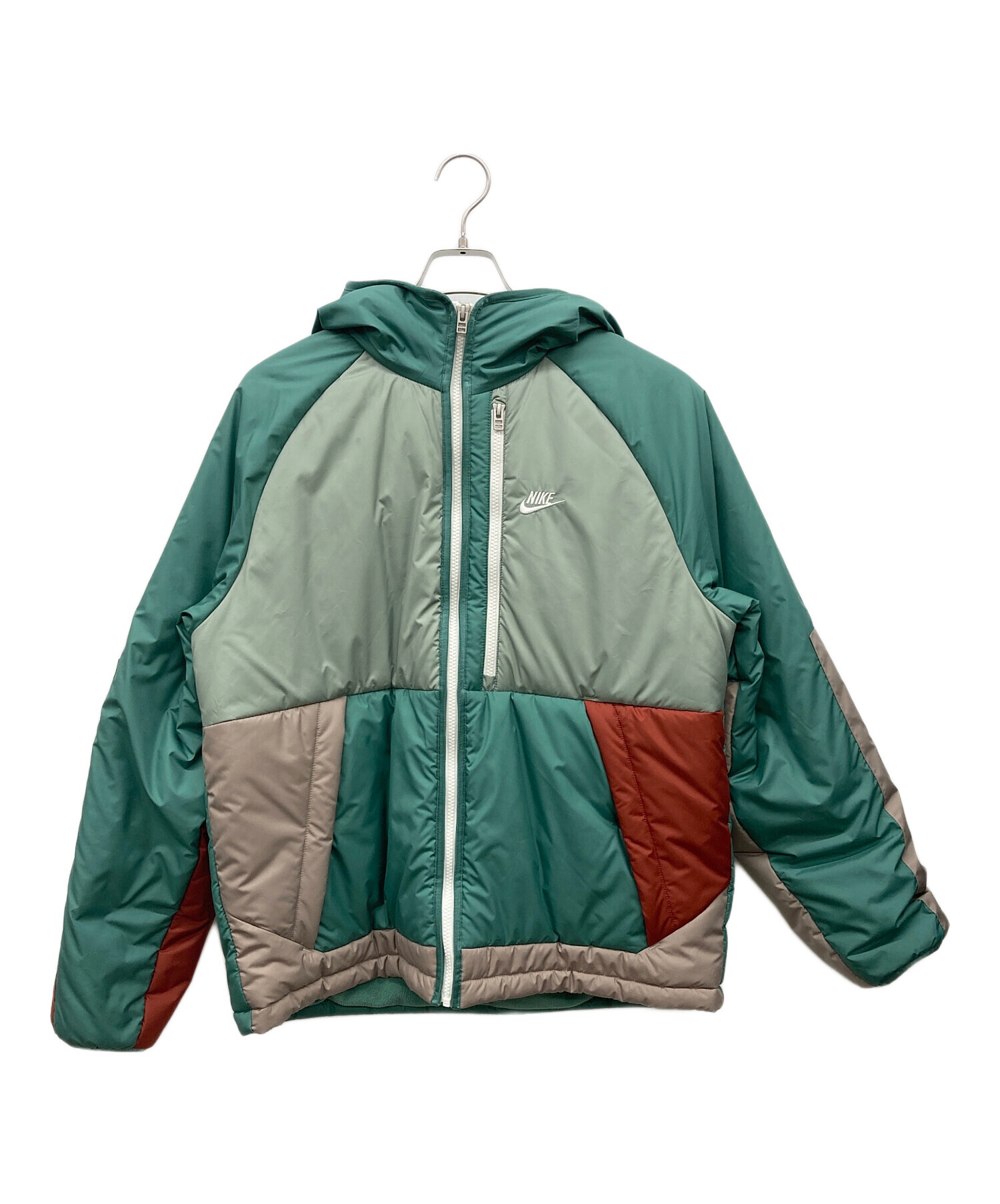 中古・古着通販】NIKE (ナイキ) 中綿ジャケット カーキ サイズ:XL 