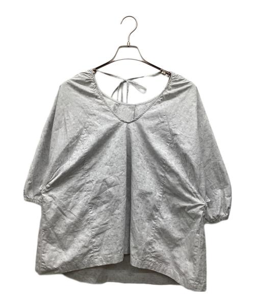 お盆まで限定価格 マチャットmachatt パフスリーブシャツ machatt マチャット パフスリーブWボタンシャツ ネイビー - メルカリ