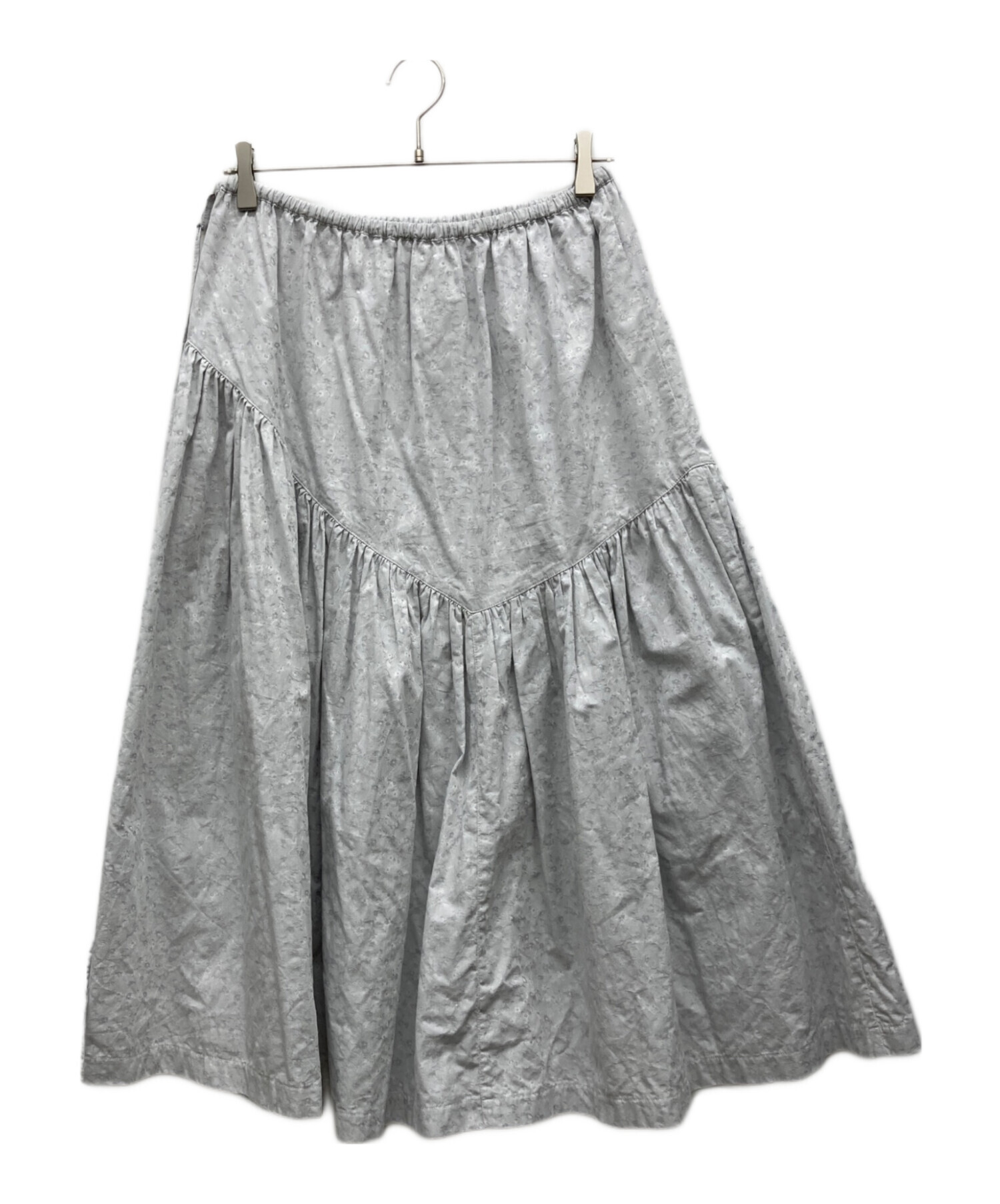 中古・古着通販】machatt (マチャット) フラワースカート グレー