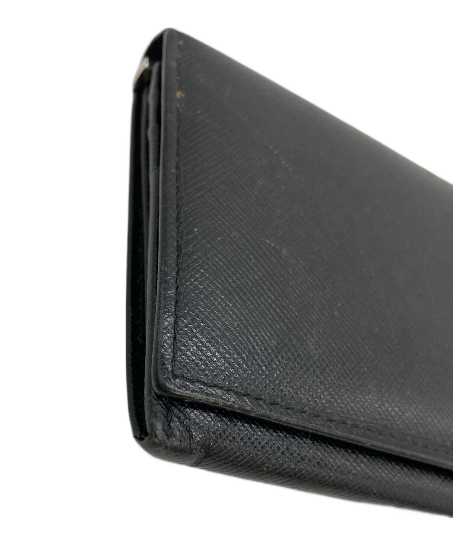 中古・古着通販】BURBERRY (バーバリー) 長財布 ブラック｜ブランド