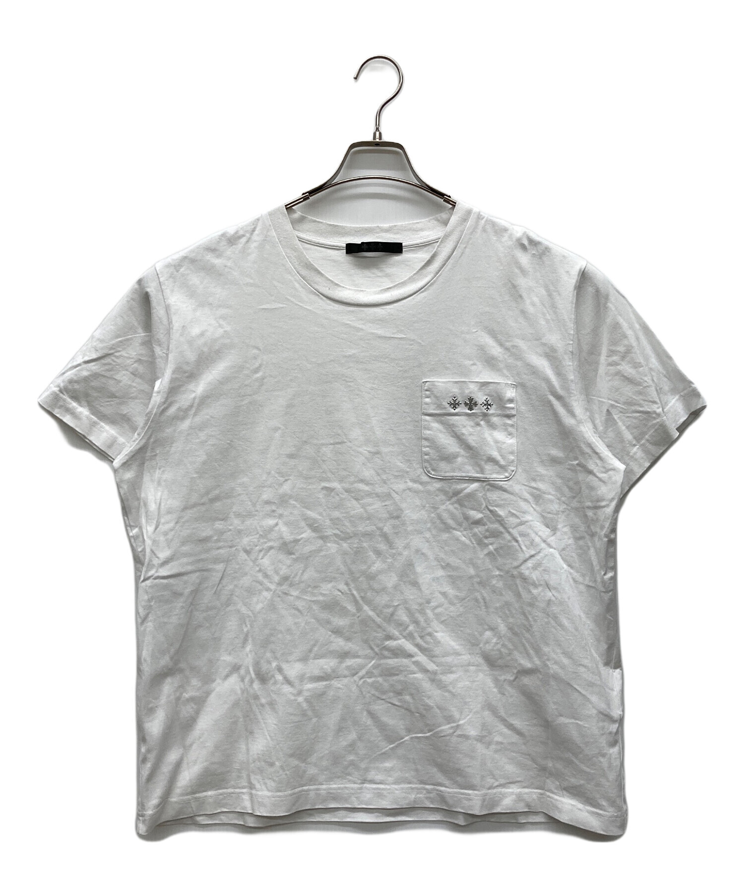 中古・古着通販】TATRAS (タトラス) ポケットロゴTシャツ ホワイト