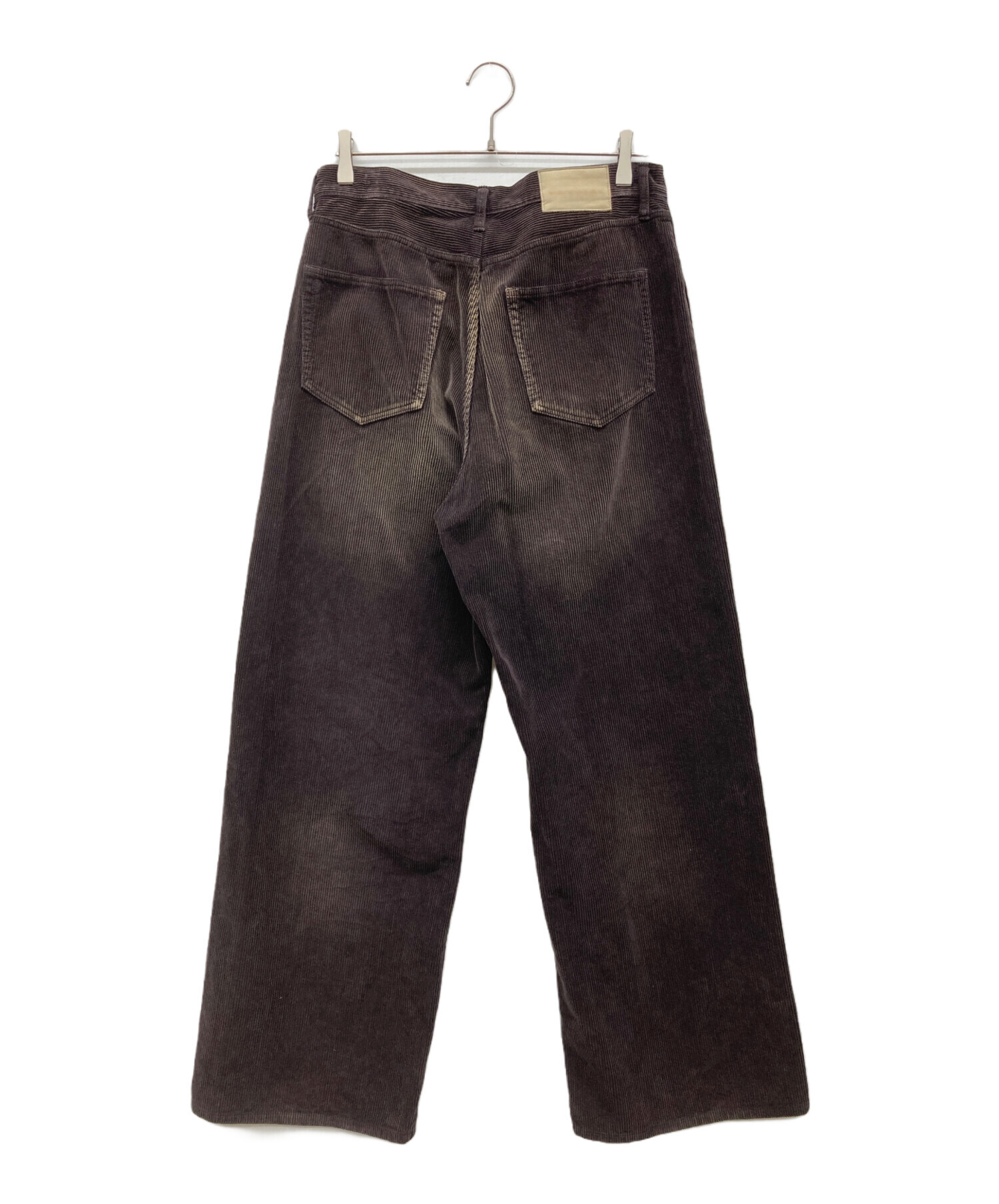 【LIDNM】SUNBURN AGED CORDUROY PANTS Sサイズ 中古・古着通販】LIDnM (リドム) SUNBURN AGED CORDUROY PANTS