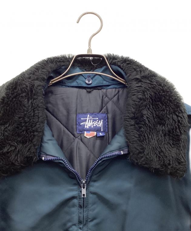 中古・古着通販】stussy (ステューシー) フライトジャケット 紺タグ