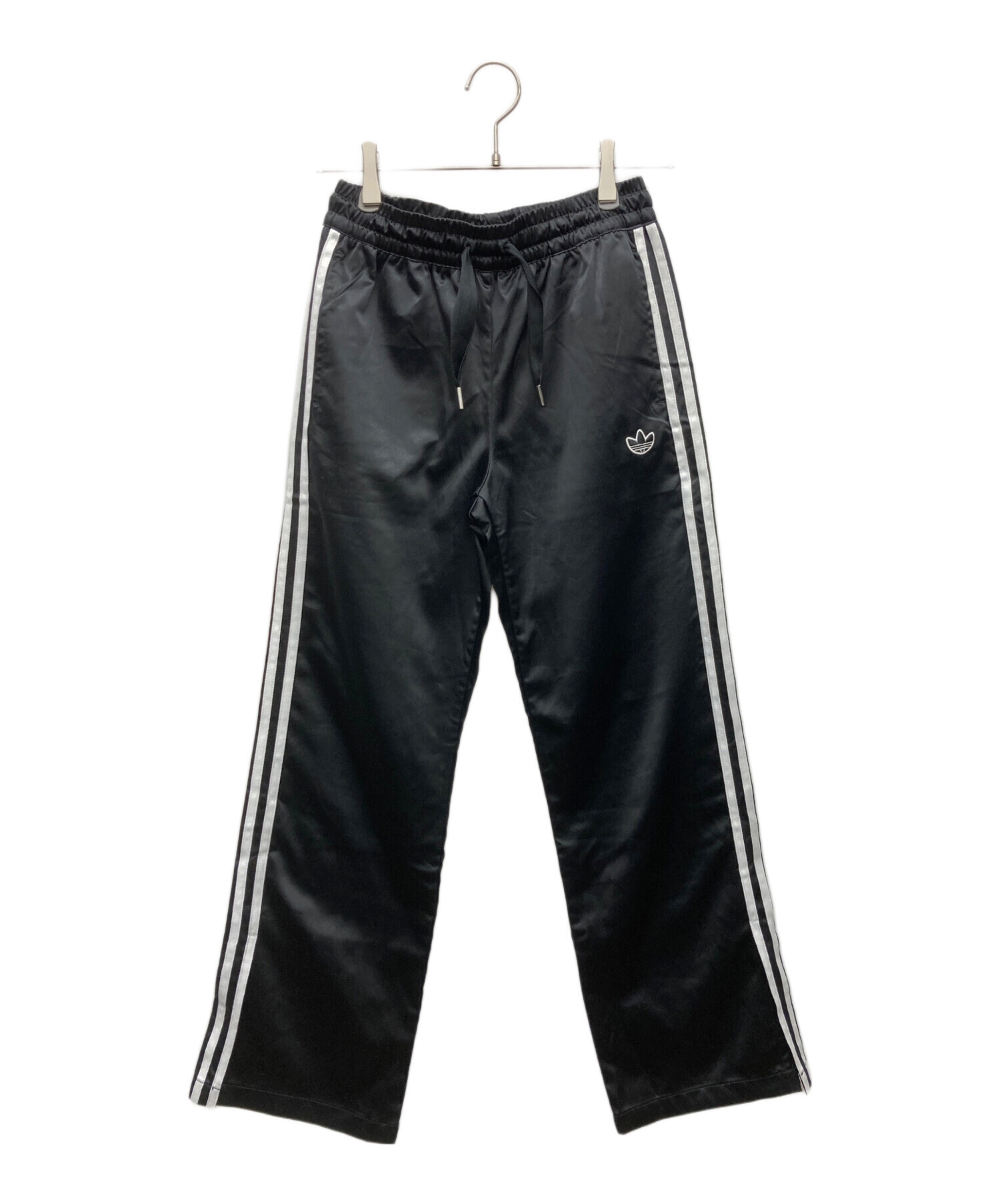アディダス　パンツ　ブラック　M　フレア　サテン 中古・古着通販】adidas Originals (アディダスオリジナル) サテン