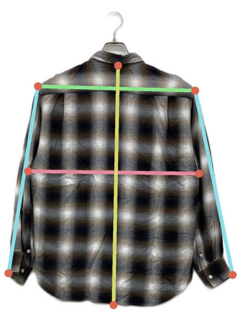 中古・古着通販】PHEENY (フィーニー) レーヨンオンブレチェックシャツ