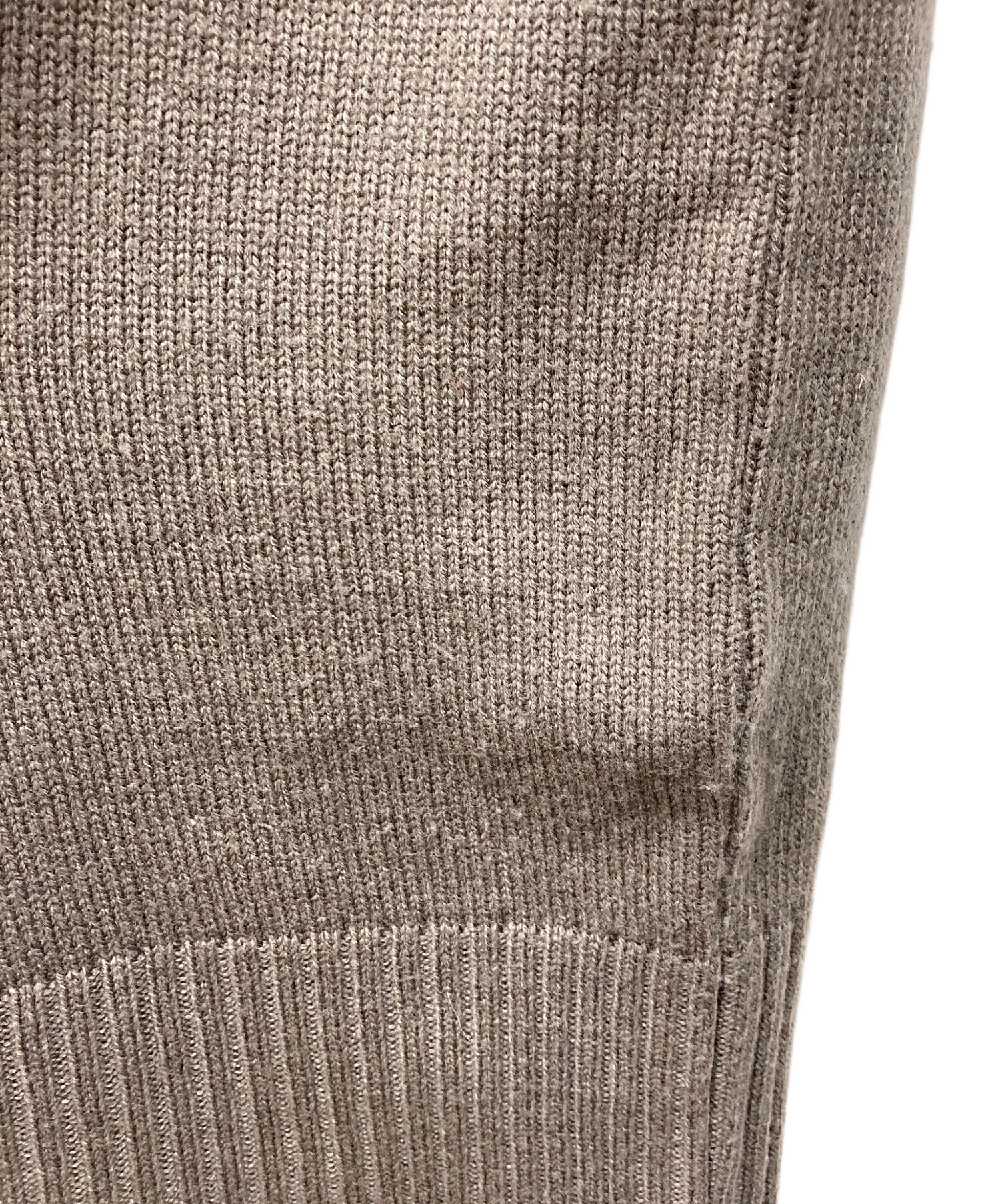 Rene ニット長袖ワンピース 中古・古着通販】Rene (ルネ) ニットワンピース ブラウン サイズ:36