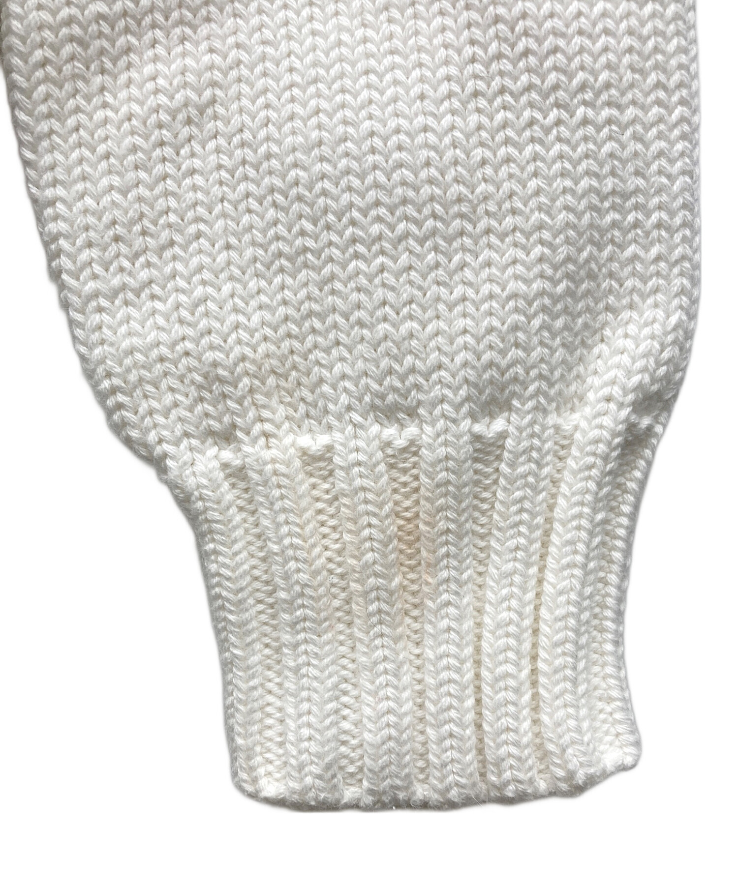 未使用タグ付　ローレンラルフローレン　コットンケーブルニット　刺繍　L 選べる【ラルフローレン】人気カスタマイズ刺繍ケーブルニット (POLO