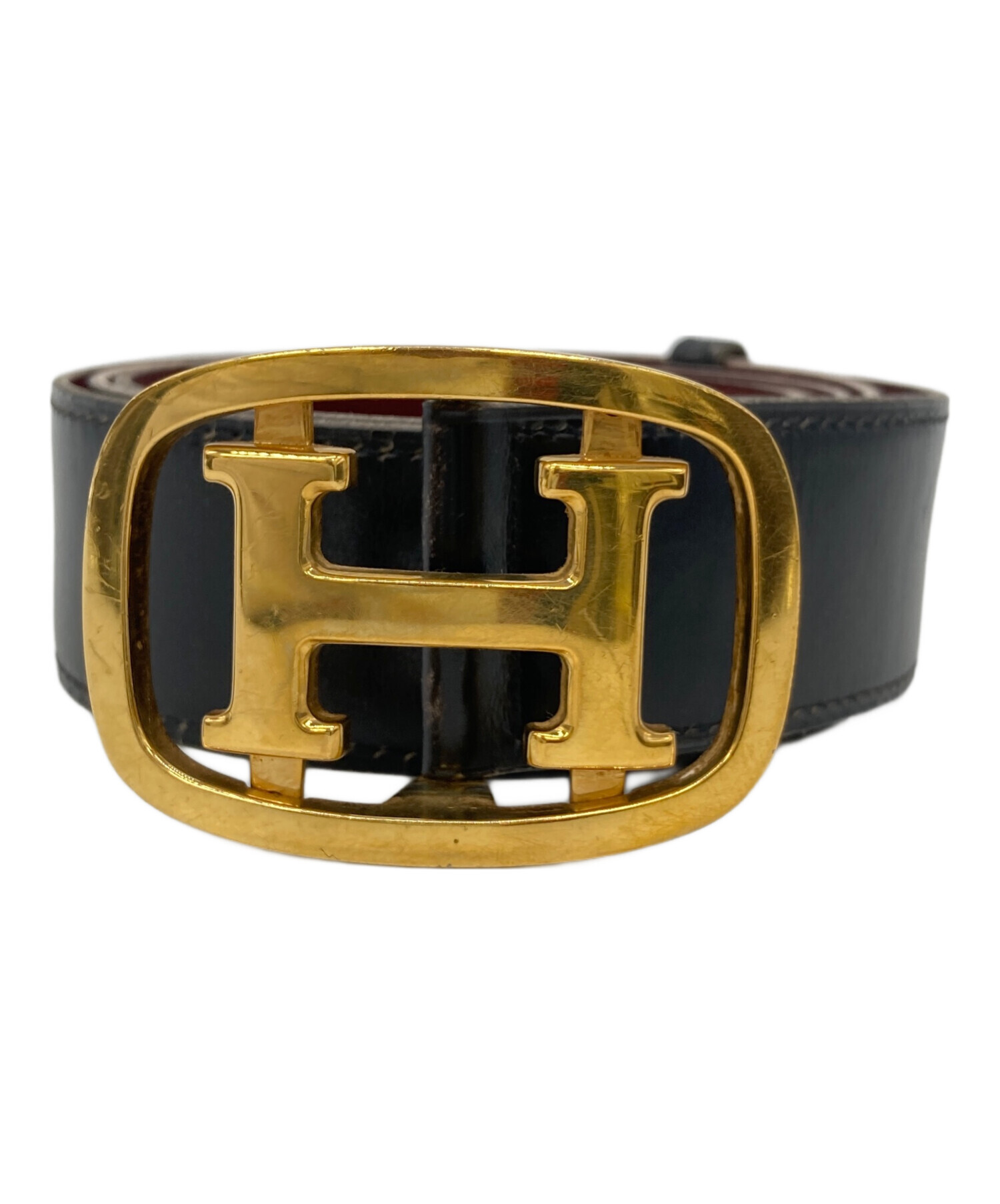 中古・古着通販】HERMES (エルメス) シェーヌダンクルベルト ブラック