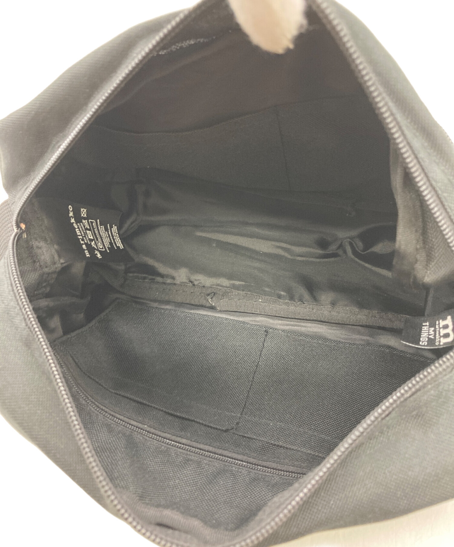 中古・古着通販】marimekko (マリメッコ) ショルダーバッグ ブラック