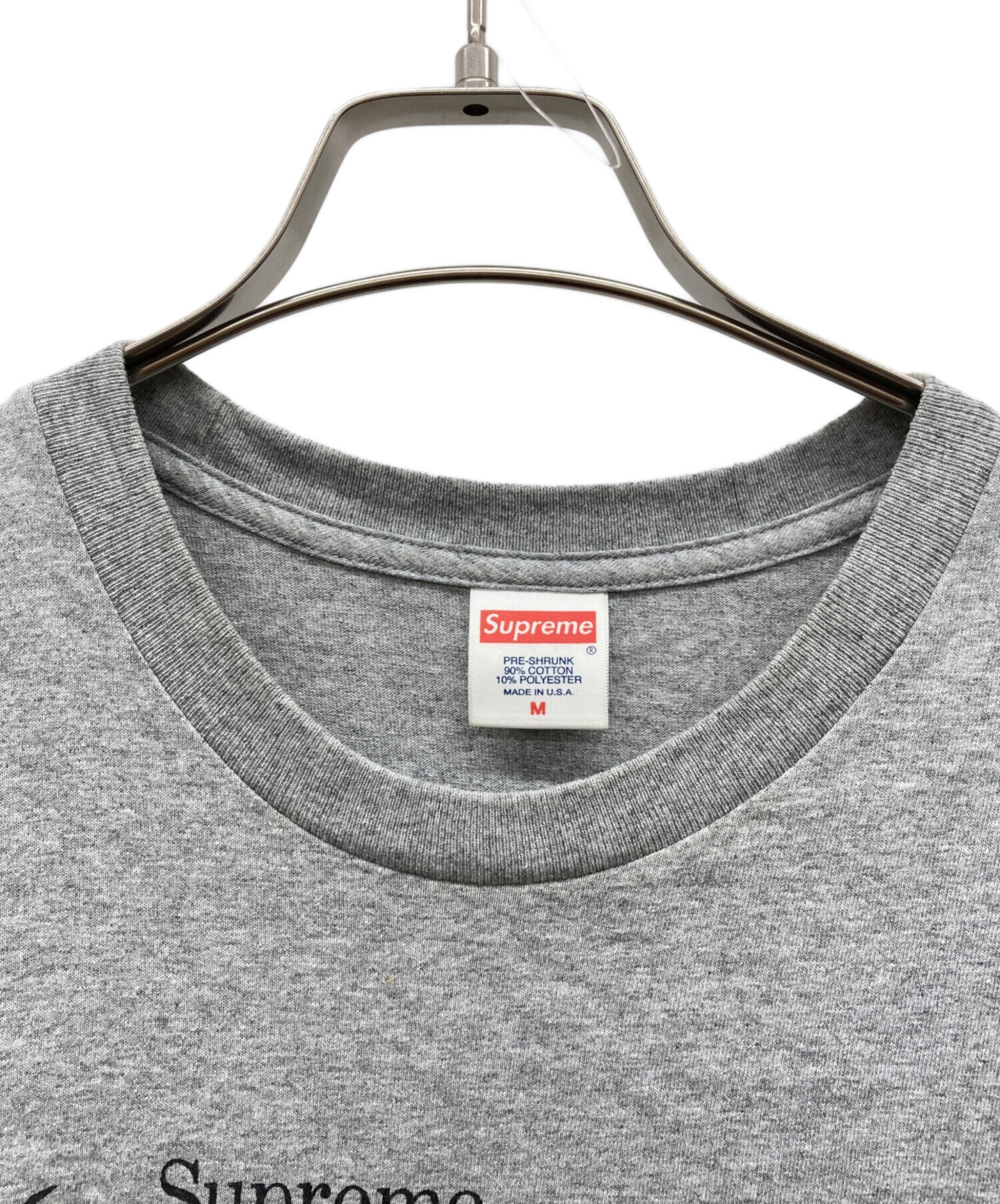 中古・古着通販】Supreme (シュプリーム) プリントTシャツ グレー