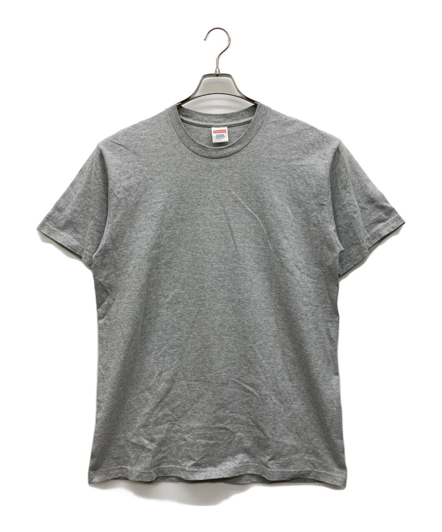 シュプリーム SUPREME 美品 グレー ナズ　L フォトT シュプリーム　supreme 半袖Tシャツ メンズ S グレー系 Logo Box Small トップス