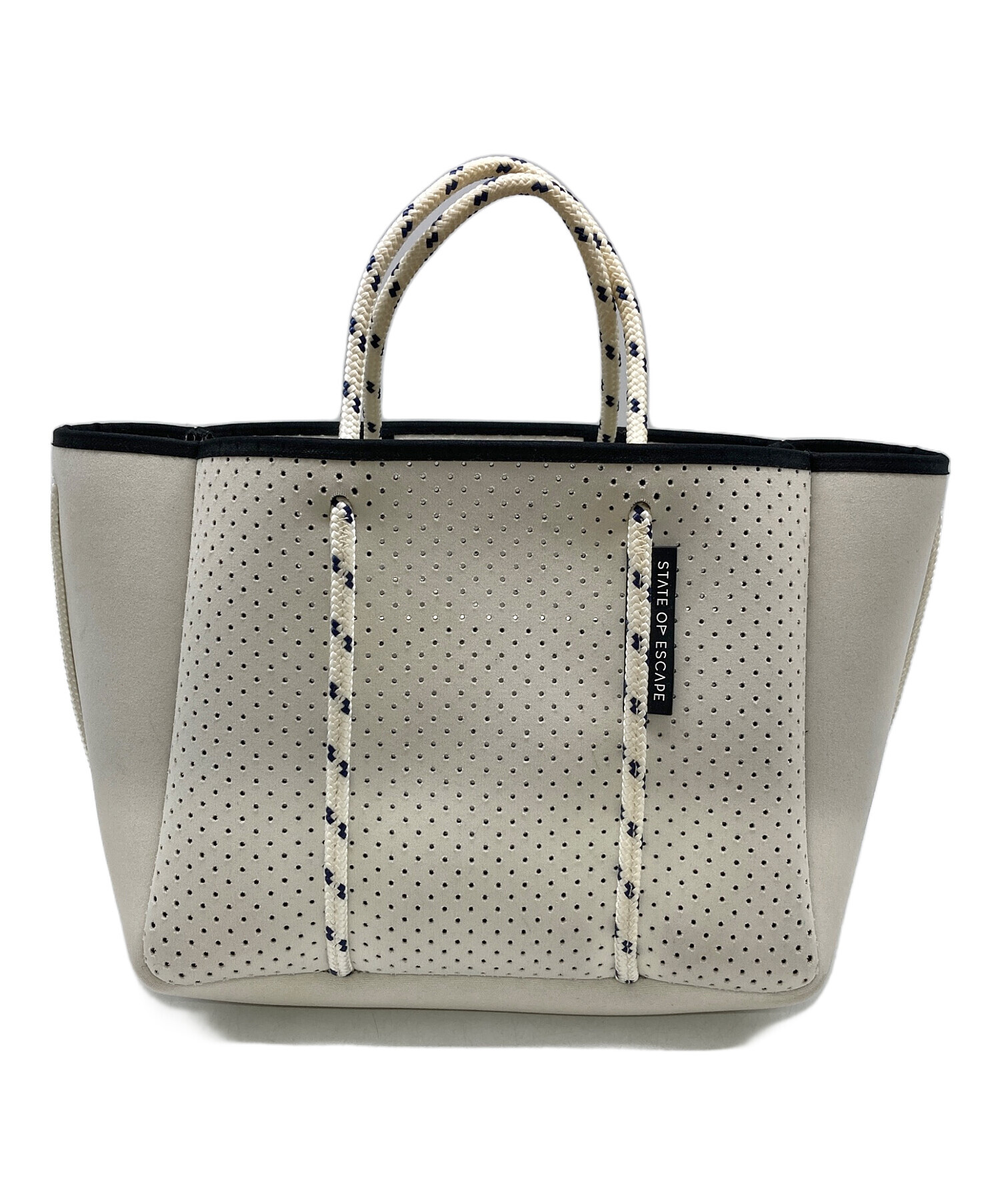 STATE OF ESCAPE ネオプレン2wayショルダーバッグ グレー STATE OF ESCAPE（ステイトオブエスケープ） ショルダーバッグ Petite