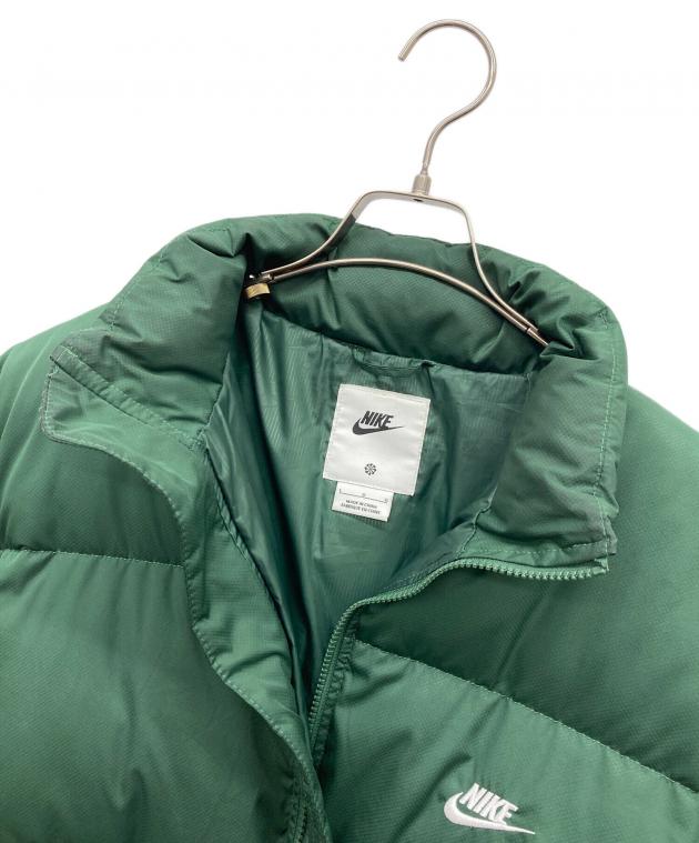 【古着】NIKE GYAKUSOU ランナージャケット グリーン Ｌ 中古・古着通販】NIKE (ナイキ) パファージャケット グリーン サイズ:L