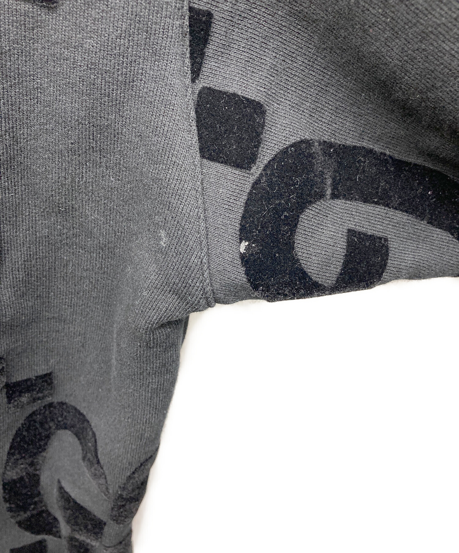 中古・古着通販】GUCCI (グッチ) パーカー ブラック サイズ:S(175/92A