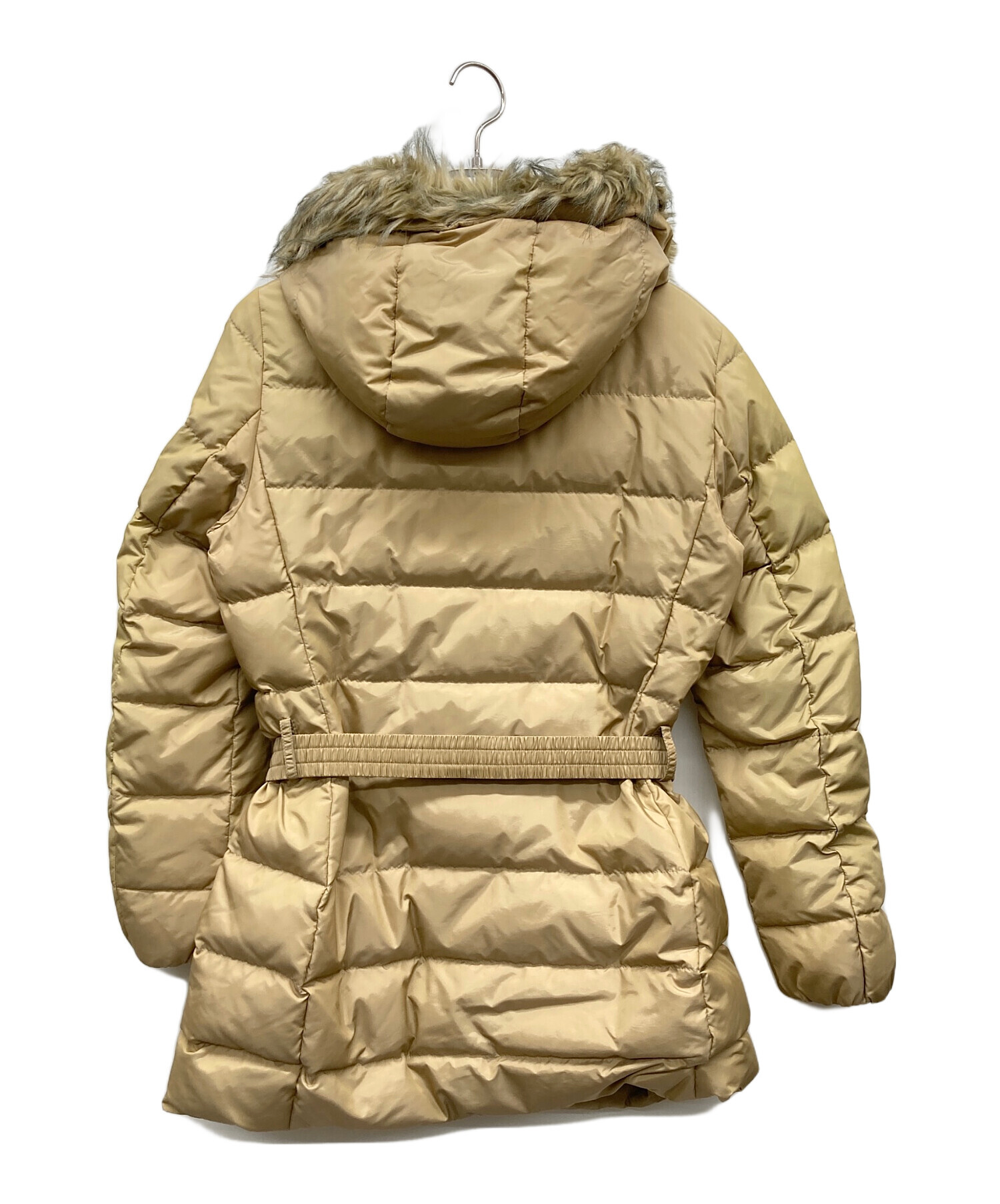 中古・古着通販】COACH (コーチ) ベルト付きダウンコート ベージュ