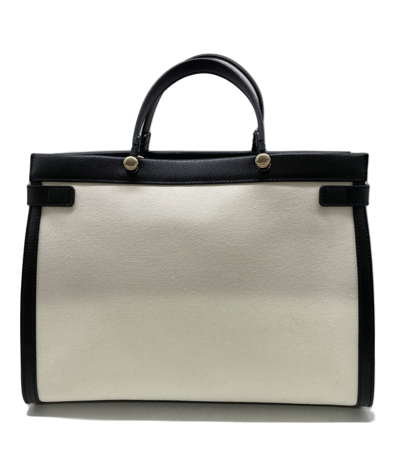 中古・古着通販】FURLA (フルラ) ツートーントートバッグ ホワイト 