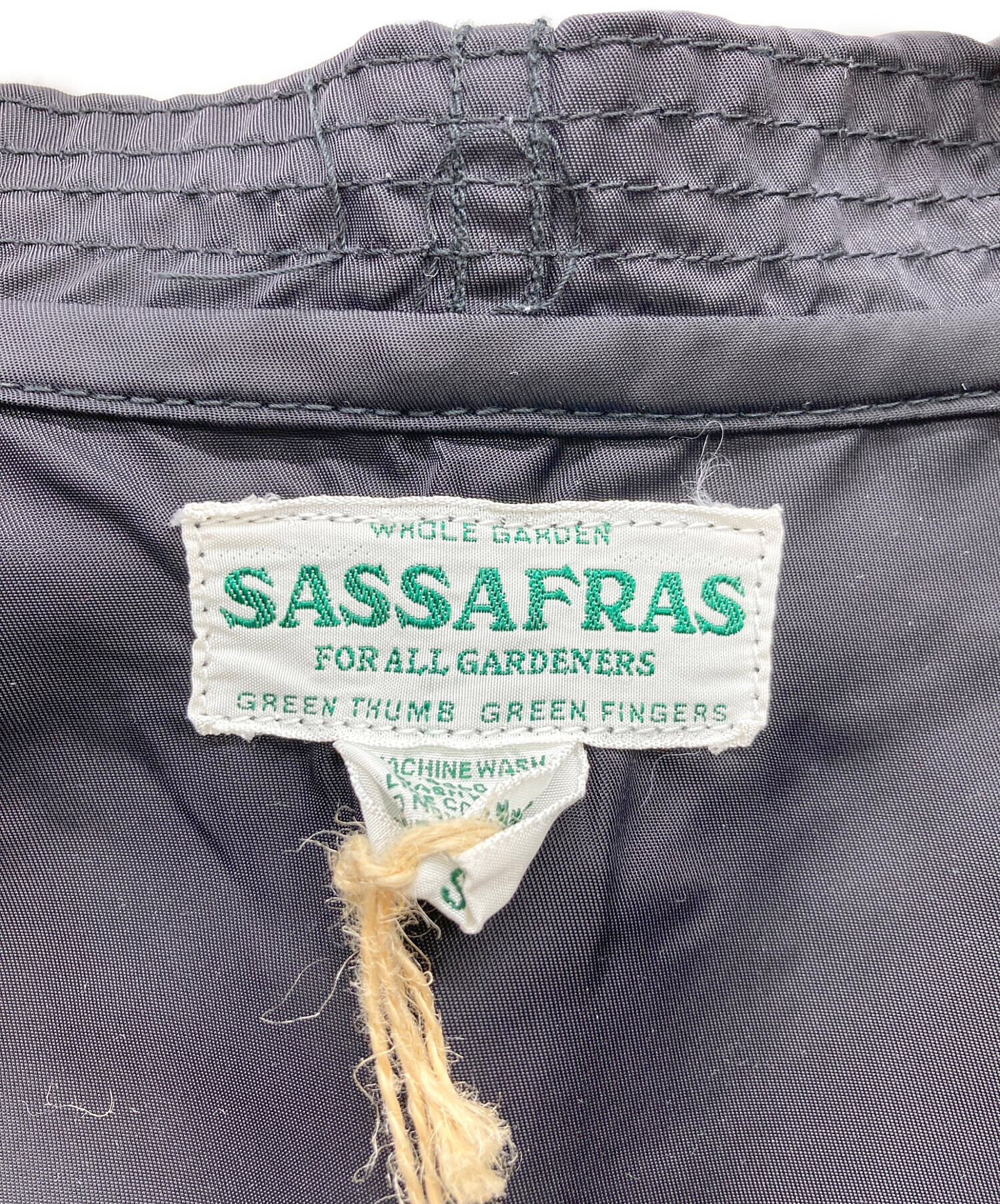中古・古着通販】SASSAFRAS (ササフラス) コーチジャケット ブラック 