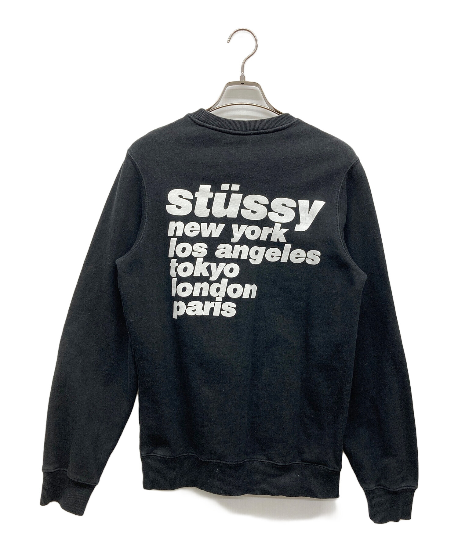 中古・古着通販】stussy (ステューシー) スウェット ブラック サイズ:S 