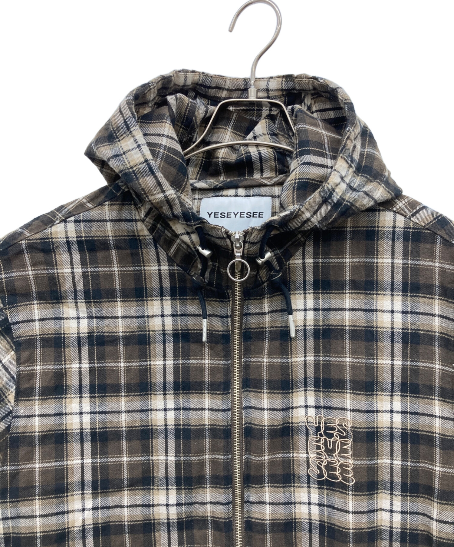 中古・古着通販】YESEYESEE (イエスアイシー) チェックジャケット 