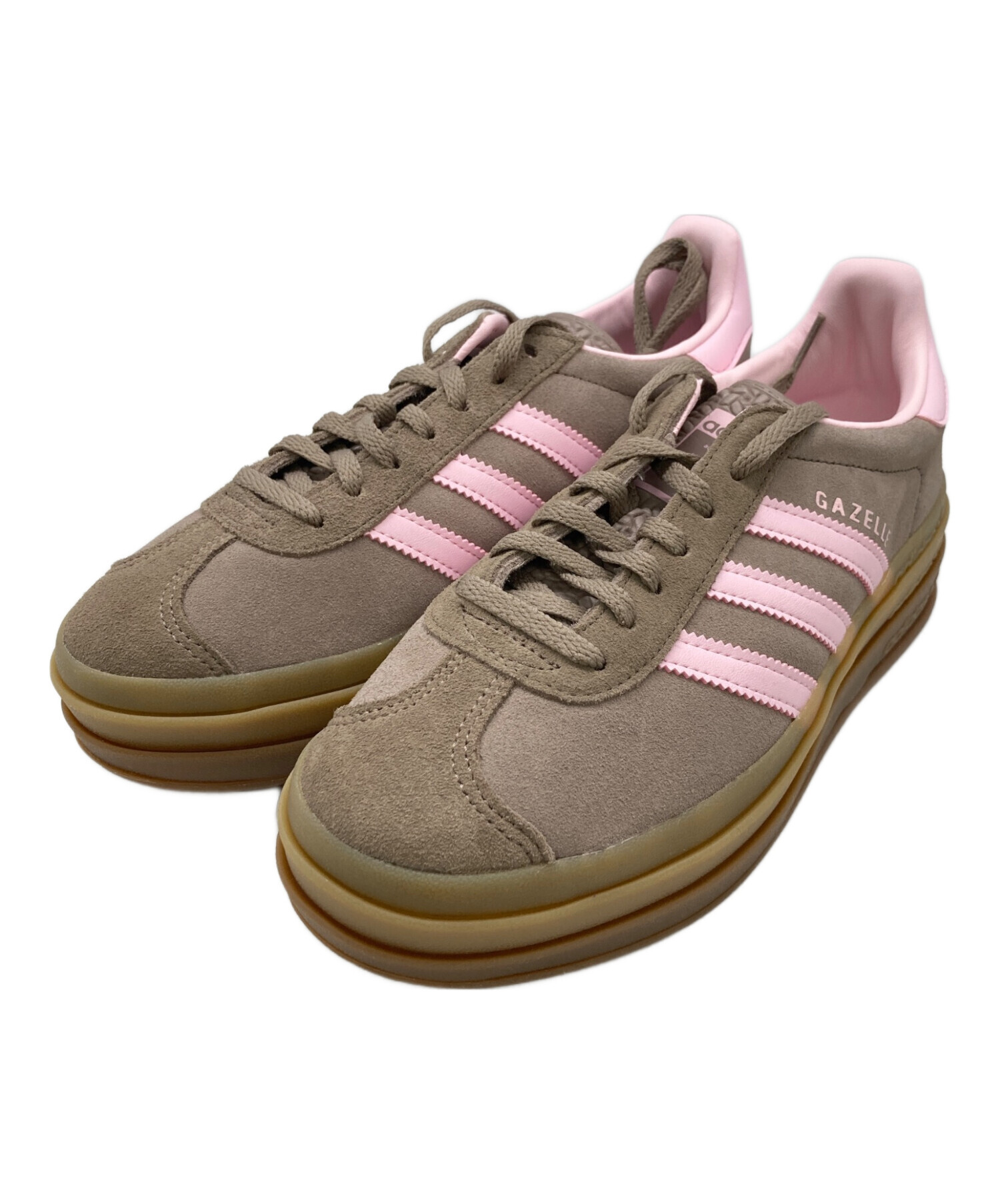 BOTH ボス シューズ（その他） レディース 【古着】【中古】 中古・古着通販】adidas (アディダス) Gazelle Bold ブラウン サイズ