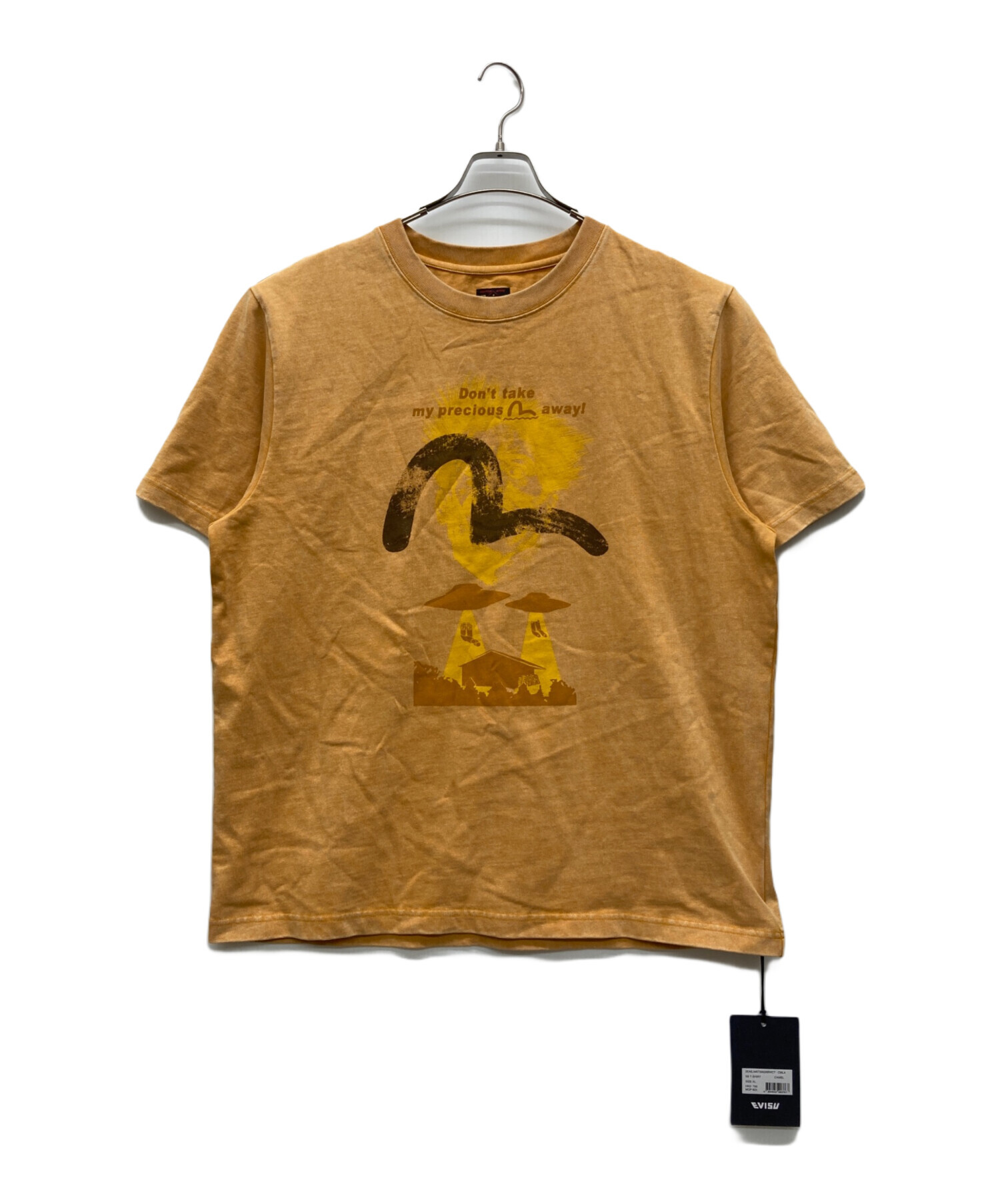 中古・古着通販】EVISU (エヴィス) Tシャツ オレンジ サイズ:XL