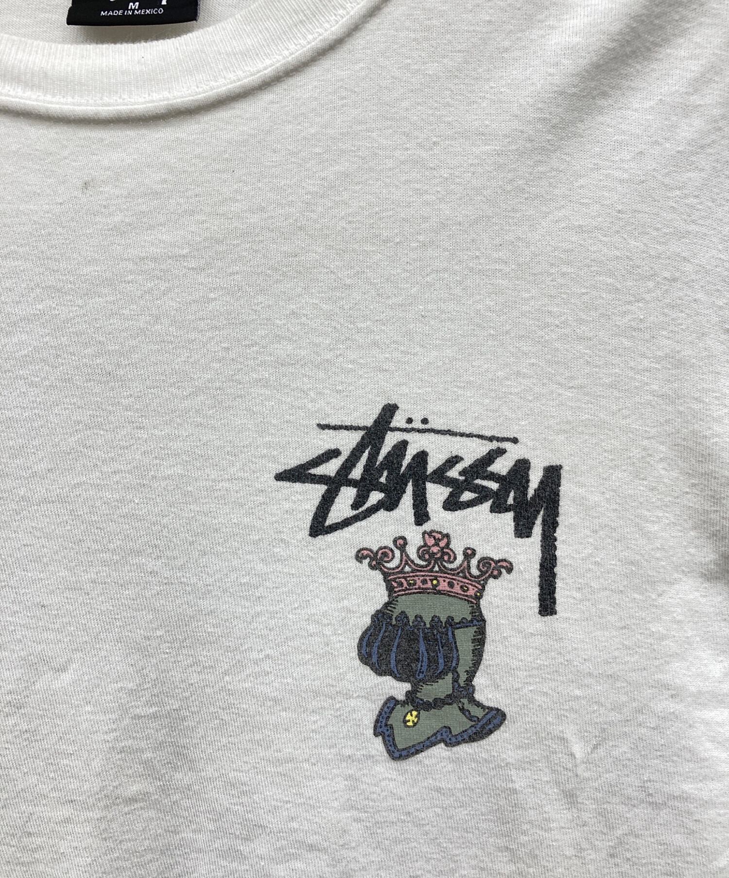 中古・古着通販】stussy (ステューシー) KNOWLEDGE IS KING ホワイト