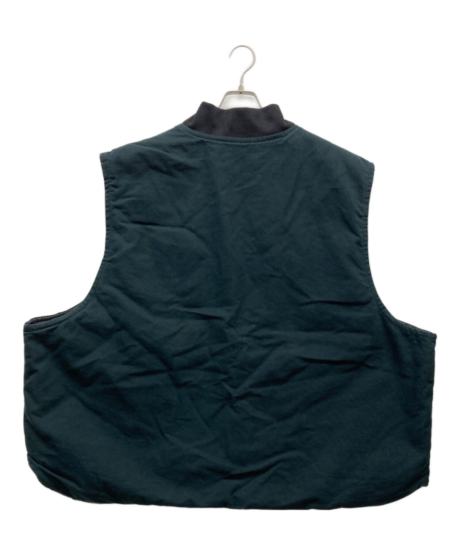 中古・古着通販】CarHartt (カーハート) ダック地ベスト ブラック