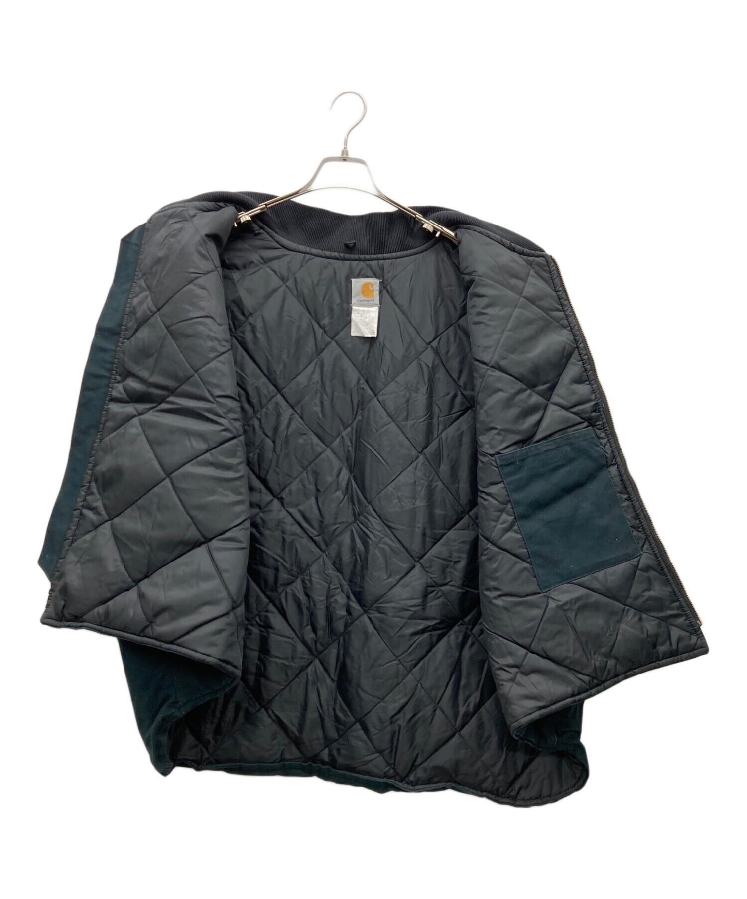 中古・古着通販】CarHartt (カーハート) ダック地ベスト ブラック